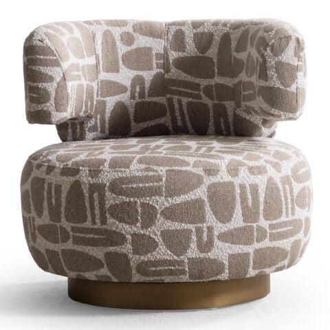 New Prag Döner Koltuk Takımı Tekli Berjer Ç85cm