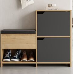 Haven Shoe Bank Sapphire Meşe - Antrasit