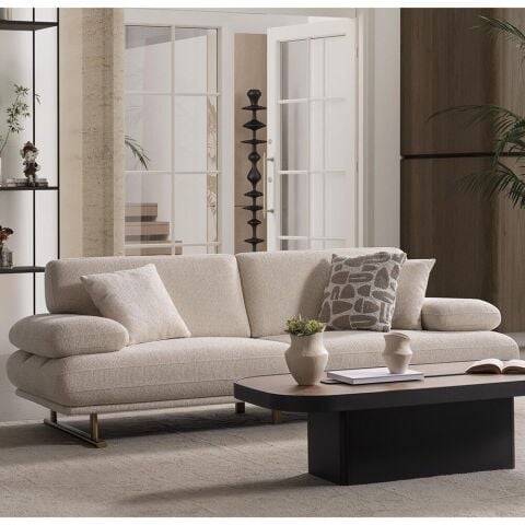 New Prag Koltuk Takımı Üçlü Koltuk Kanepe