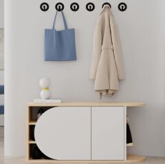 Nova Shoe Bank Sapphire Meşe - Beyaz