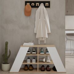 Pyramid Shoe Bank Sapphire Meşe - Beyaz