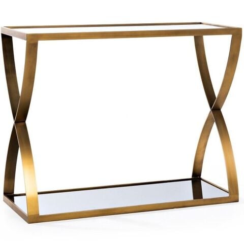 Sigma Altın Metal Antre Giriş Dresuar Konsol