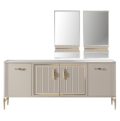 Anka Yemek Odası Konsol Aynası (2 Adet)