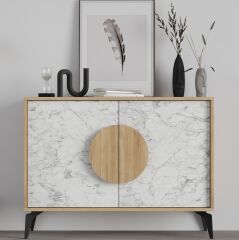Gora Konsol 110cm Meşe - Carrara