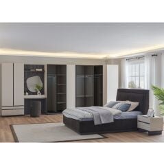 Bella Yatak Odası Vol1 (Depolamalı 160x200 Cm)