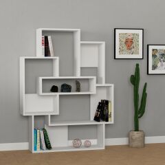 Barce Kitaplık - Beyaz - Beyaz - M.kt.02.13749.6