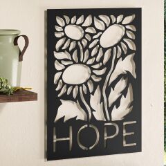 Metal Duvar Dekoru Hope