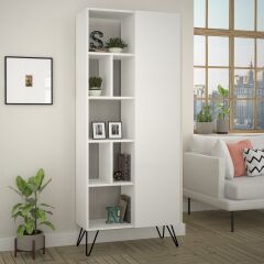 Jedda Kitaplık - Beyaz - Beyaz - M.kt.02.20984.2