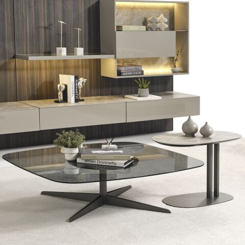 Bien İkili Orta + Yan Sehpa Seti