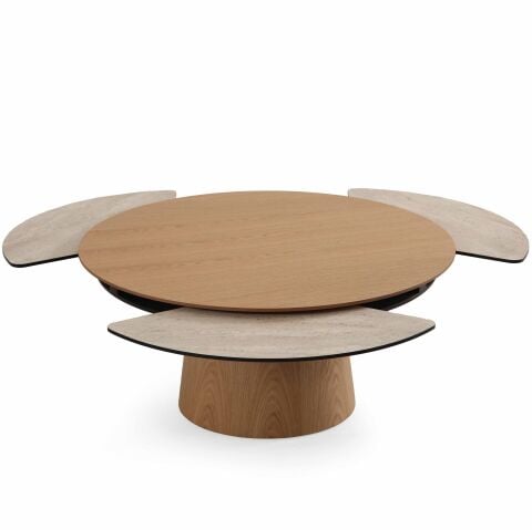 Sense Meşe Akıllı Açılır Mekanizmalı Orta Sehpa