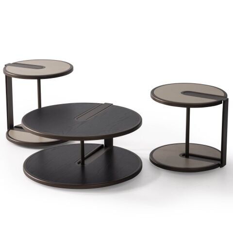 Desiree Üçlü Orta + Yan x 2 Adet Sehpa Seti