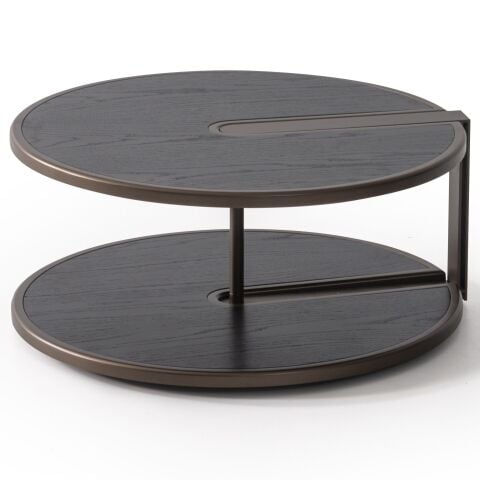 Desiree Ahşap Metal Orta Sehpa 78x78cm