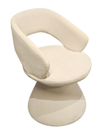 Mushroom Conform Açık Krem Renk İç Mekan Döşeme Yemek Masası Mutfak Balkon Sandalye