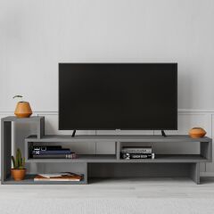 Tetra TV Sehpası Retro Gri