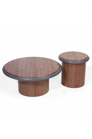 Jolly Ahşap Orta + Yan Sehpa Ç90/50cmxY39/45cm