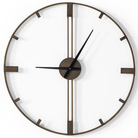 Sabina Metal Akrep Yelkovan Duvar Saati 90x90cm