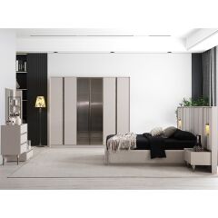 Senkron Yatak Odası (Depolamalı 180x200 Cm)