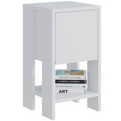 Ema Nightstand Beyaz - Beyaz