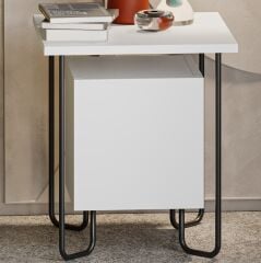 Acres Nightstand Beyaz