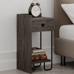 Sirius Nightstand Left Module Koyu Coffe