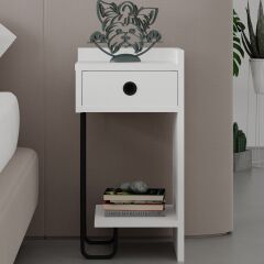 Sirius Nightstand Right Module Beyaz