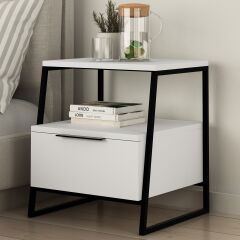 Pal Nightstand Beyaz