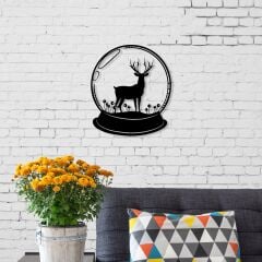 Metal Duvar Dekoru No:25 Deer M.dk.t.13332.16