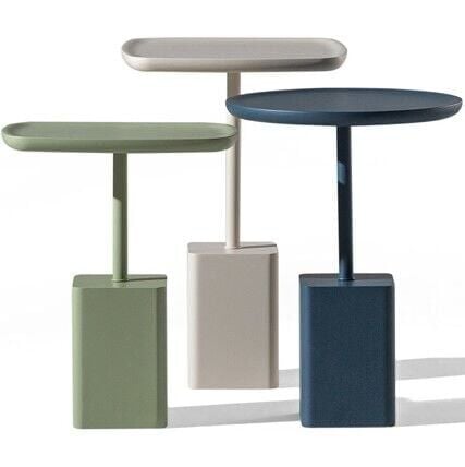 PS-111 Üçlü MDF Boyalı Zigon Sehpa Seti 40x40cm