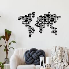 Metal Duvar Dekoru Pixel M.dk.t.16552