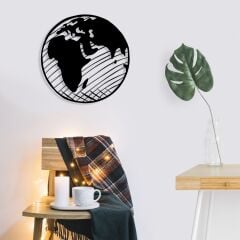 Metal Duvar Sculpture Our Planet M.dk.t.16430