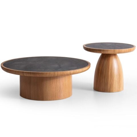 San Marino İkili Orta & Yan Sehpa Seti