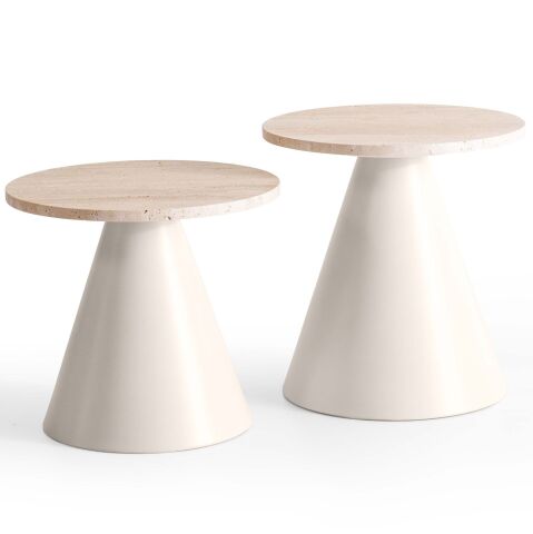 Eva İkili Yan Sehpa Seti