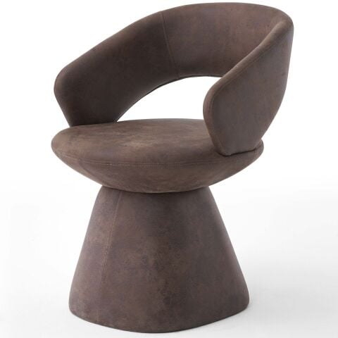 Mushroom Conform Acı Kahverengi İç Mekan Döşeme Yemek Masası Mutfak Balkon Sandalye