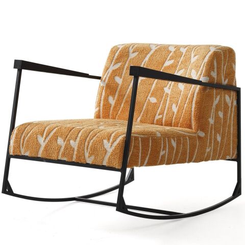 SHW283 Vol1 Sallanan Metal İskeletli Dokuma Kumaşlı Tekli Berjer