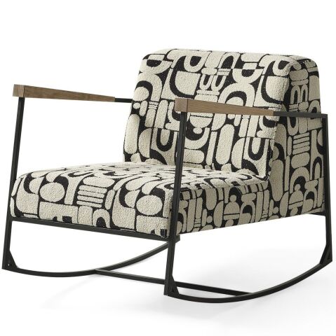 SHW283 Vol3 Sallanan Metal İskeletli Dokuma Kumaşlı Tekli Berjer