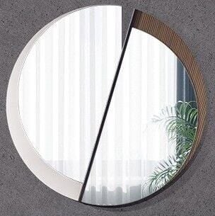 Deep Yemek Odası Yuvarlak Konsol Şifonyer Duvar Aynası 80x80cm