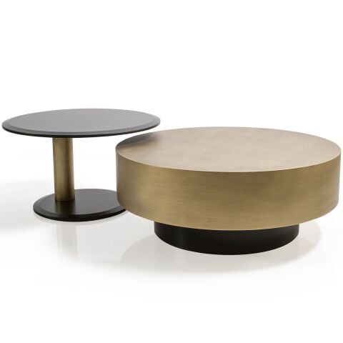 Ece İkili %100 MDF Boya Orta & Yan Sehpa Seti