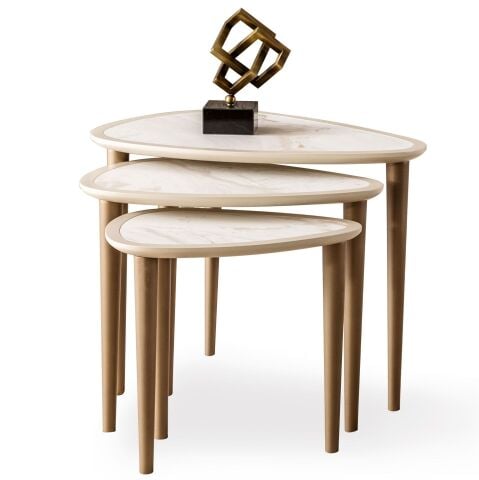 Efes Üçlü Zigon Sehpa Seti