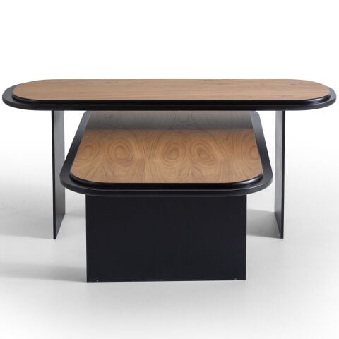 Moglia İkili Orta + Yan Sehpa Seti